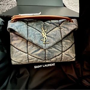 BNIB YSL Denim Loulou Puffer 🔥